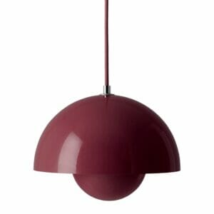 flowerpot vp1 pendelleuchte dark plum dunkle pflaume verner panton andtradition 20703601 tagwerc